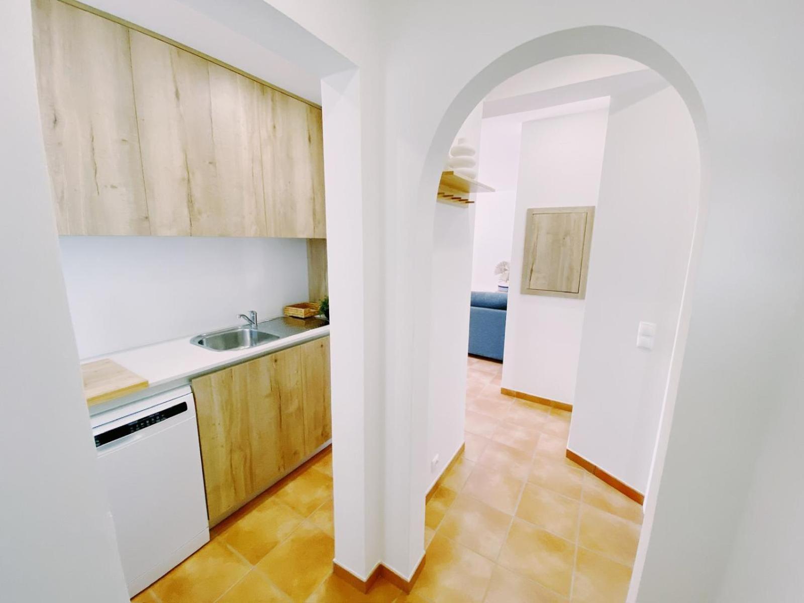 Beach Apartment Gabriela With Pool Porches  Exterior photo